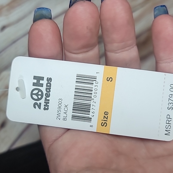 2oh 2 old hippies threads black trench coat nwt Women's small - Picture 5 of 11